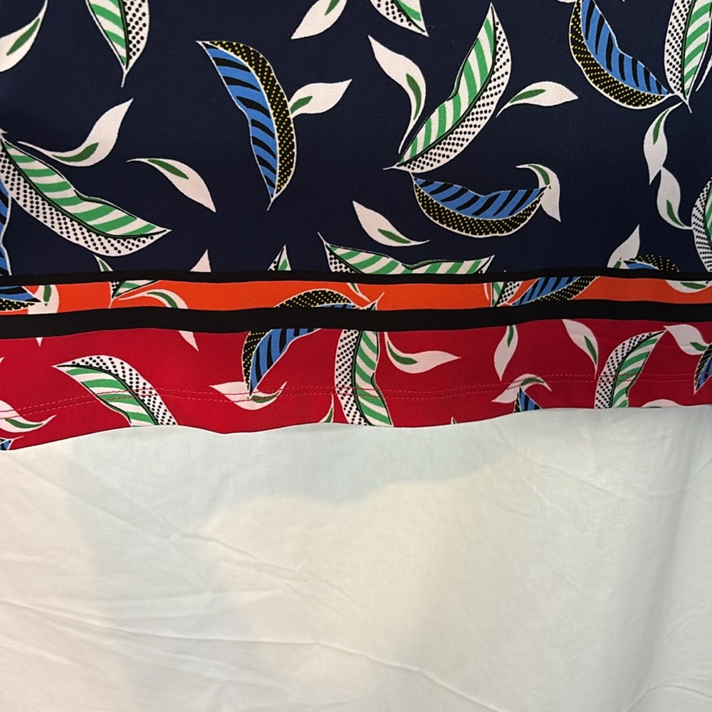 Roz & Ali Leaf Print Midi Dress - Picture 4 of 6